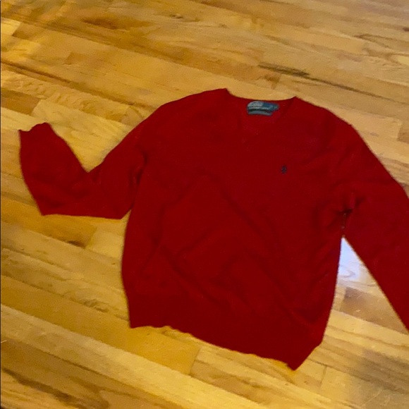 Polo Ralph Lauren Other - Men’s polo red 100%wool sweater
